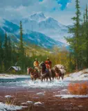 Gary Lynn Roberts, The Good Hunt, Oil on canvas