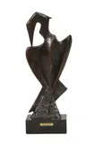 Kent Ullberg, Preening Heron, Bronze, cast 7/30