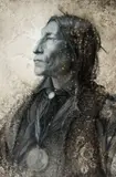 David Riley, Medicine Man, Oil on canvas