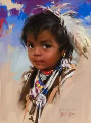 Harley Brown, Young Dayrider, Pastel