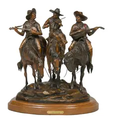 Chisholm Trail Blues by Dustin Payne, Bronze, cast 4/35, sold Aug 2026
