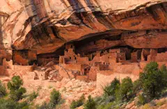 Robert Peters, Palace of the Ancients, Mesa Verde, Oil on canvas