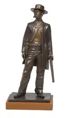 Gary Ernest Smith, Wyatt Berry Stapp Earp, Bronze, cast 10/30
