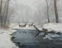 Lee Stroncek, A Quiet Place, Oil on canvas