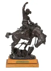 Fred Fellows, Rearrangin' the Kitchen, Bronze, cast 11/100