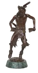 Joe Beeler, The War Dancer, Bronze, 6/20