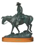 John D. Free, Between Roundups, Bronze, cast 11/40