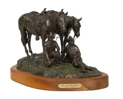Melvin Warren, Grass and Good Water, Bronze, cast 6/30