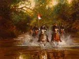 Robert Summers, Leaving No Trail, Oil on board