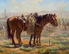 Shawn Cameron, Tuckered Out, Oil on canvas