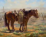 Shawn Cameron, Tuckered Out, Oil on canvas