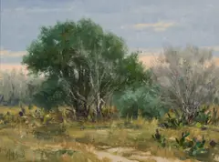 Matt Smith, Winter on the Ross Ranch, Oil on board