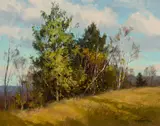 Paul Strisik, The Poplar, Oil on canvas