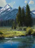 Robert Peters, Living Waters - study