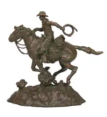 Scott Rogers, Roundup, Bronze, cast 3/100