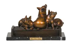 Gerald Balciar, Three Place Setting, Bronze, 18/45