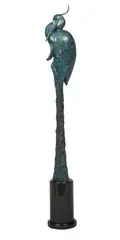 Tim Cherry, Cattail Blue, Bronze, cast 5/15