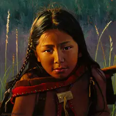 George Molnar, Little Bear, Oil on board