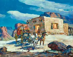 Marjorie Reed, A Long Wait, Oil on canvas