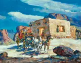 Marjorie Reed, A Long Wait, Oil on canvas