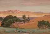 Carl Oscar Borg, Polacca, Gouache