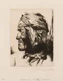 Carl Oscar Borg, Harry Su-Pe-La, Etching, 2/20