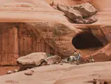 Frank McCarthy, The Meeting, oil on canvas