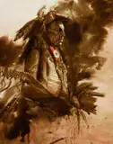 Dan Bodelson, Comanche, Mixed Media