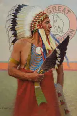 Tom Saubert, Great Northern, Oil on canvas