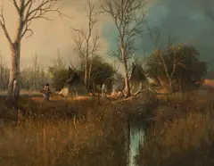 Gene Speck, Before the Storm, Oil on canvas