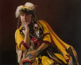 Don Crowley, The Yellow Cape, Oil on canvas