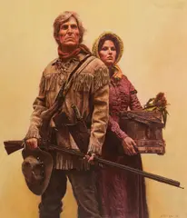 Don Stivers, Frontier Spirit, Oil on board
