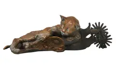 Deborah Fellows, When the Roundups Over, Bronze, cast 36/100