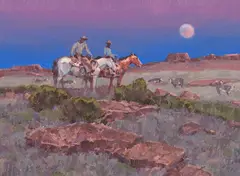 Kim Mackey, Twilight Settles, Oil on canvas