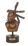 Harry Jackson, Algonquin Chief, Bronze, cast 16
