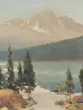 Frank Marshall, Spring Thaw, Oil on board