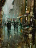 Tibor Nagy, In The Light, Oil on board