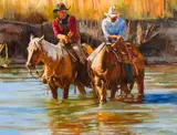 Tom Dorr, Break Time, Oil on canvas