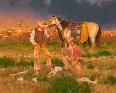 Kim Mackey, Troublesome Sign, Oil on linen