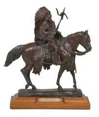 Veryl Goodnight, American Warrior, Bronze, cast 12/35
