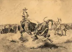 William R. James, There Was Room for None But Experienced Men, Graphite