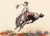 William R. James, Young Cowboy
