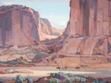 Carl Oscar Borg, Canyon de Chelly, Oil on canvas