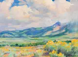 Joseph Henry Sharp, Taos, Oil on board