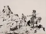 Edward Borein, Apache Scouts, Pen & Ink