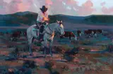 James Reynolds, A Long Day, Oil on canvas
