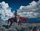 Mark Maggiori, The Buffalo Herder, Oil on canvas