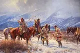 Martin Grelle, Last of the Pemmican, Oil on canvas