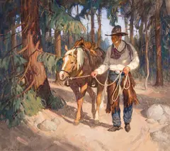 A Walk in the Woods by Eric Bowman, Oil on canvas, sold Apr 2026