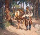 Eric Bowman, A Walk in the Woods, Oil on canvas